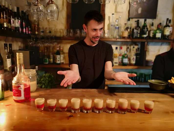 Warche Sergio birthday bartender